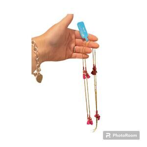 Anthropologie Shiraleah Magenta purple Lena Necklace